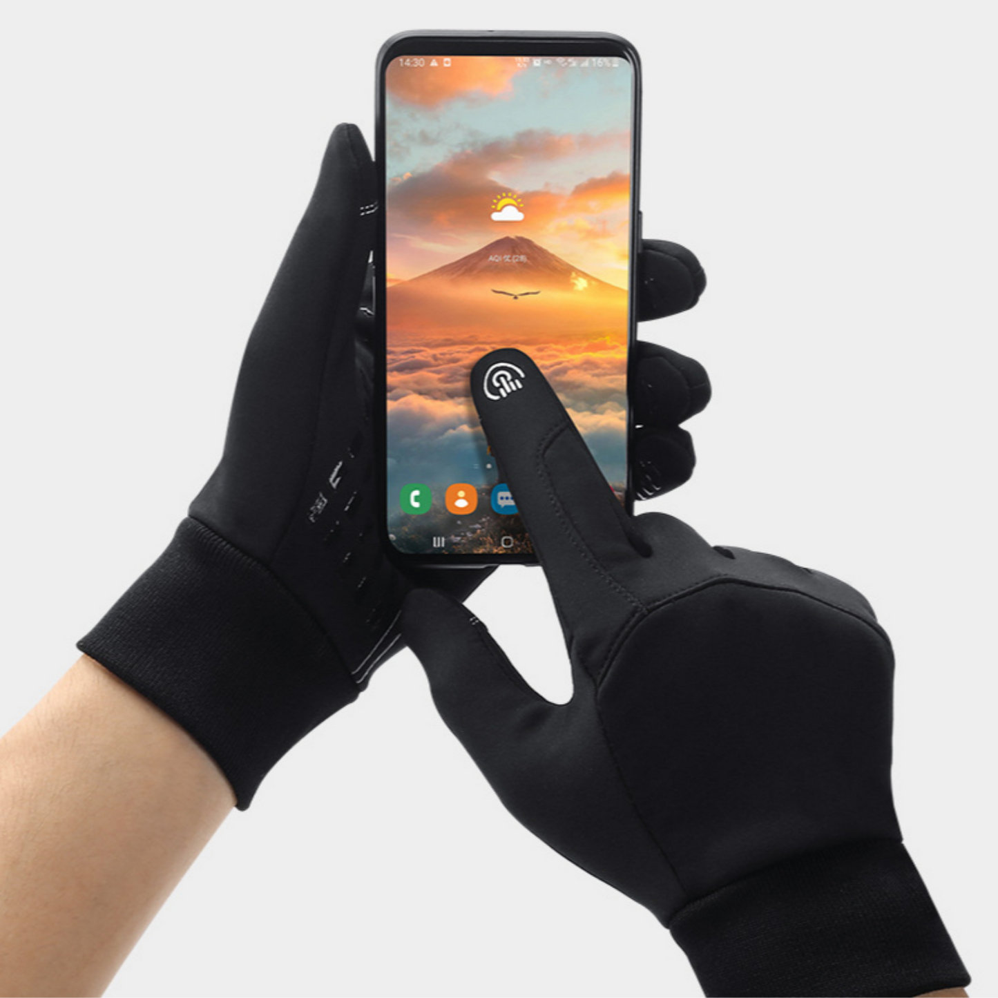 Guanti Touchscreen – Per Utilizzare lo Smartphone e Mantenere le Mani Calde e Asciutte