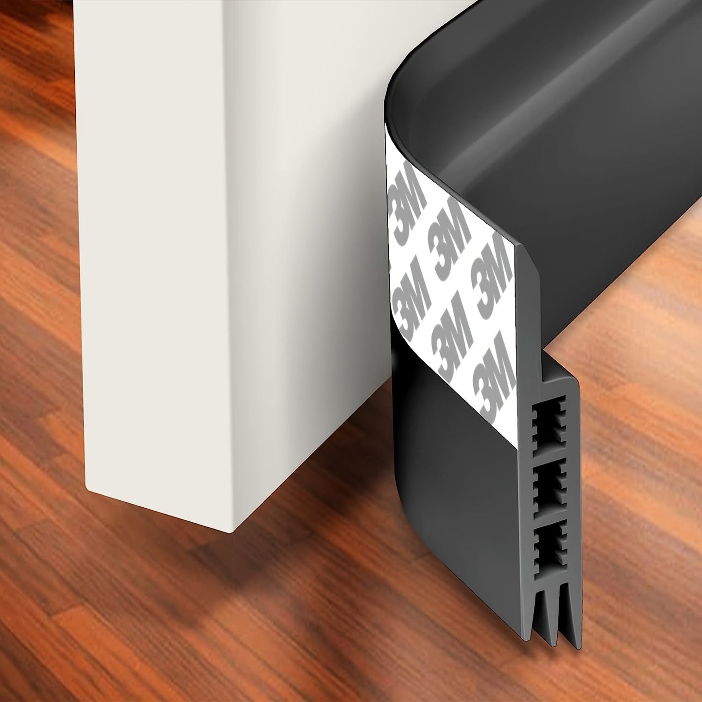 Guarnizione adesiva in silicone per porte contro correnti d'aria e rumori