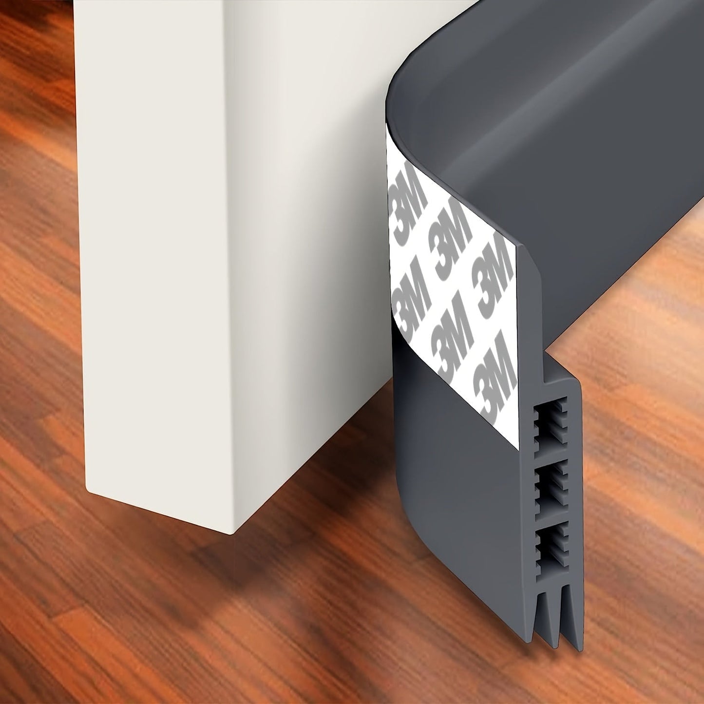 Guarnizione adesiva in silicone per porte contro correnti d'aria e rumori