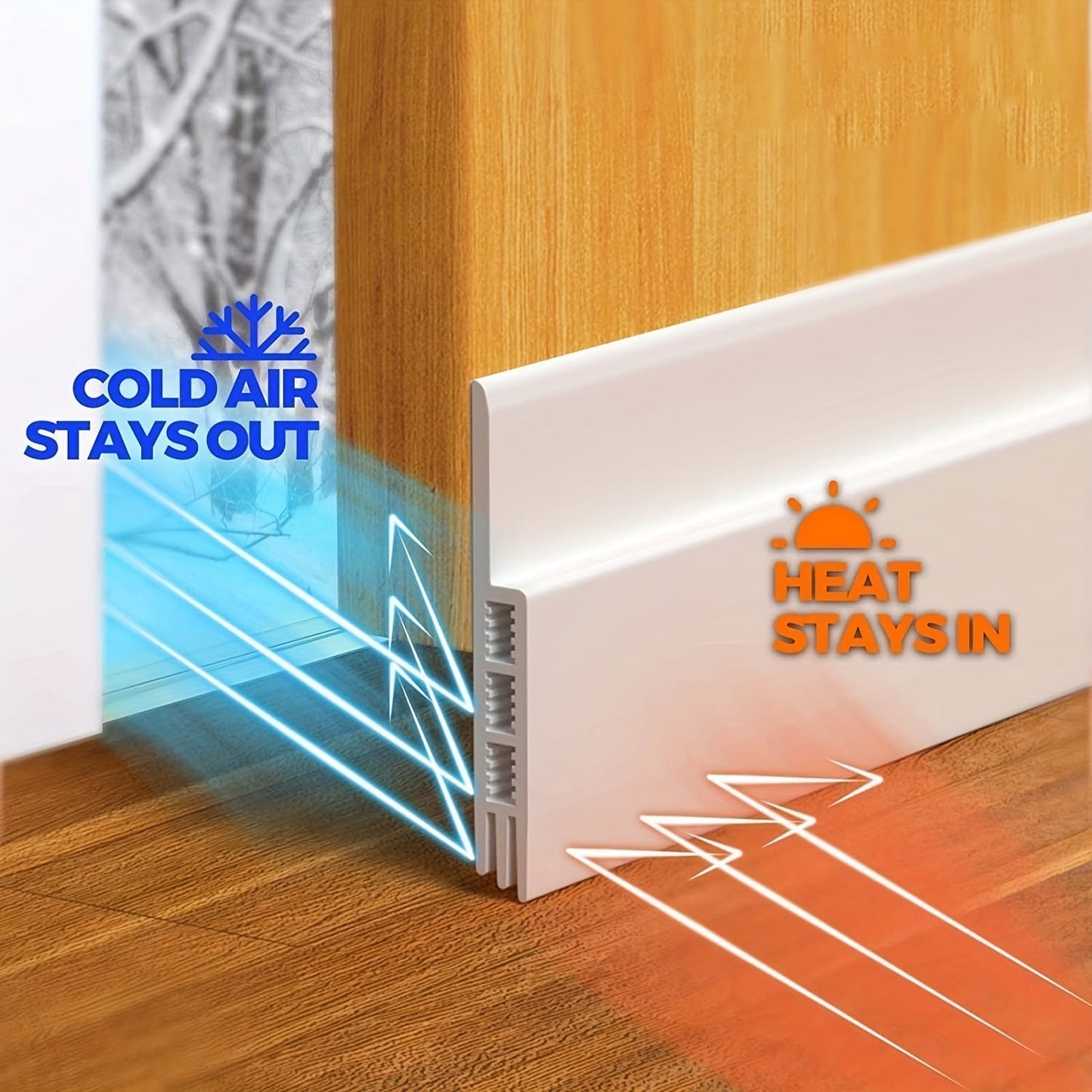 Guarnizione adesiva in silicone per porte contro correnti d'aria e rumori
