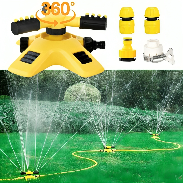 Irrigatore Rotante per Prato | Copertura a 360°, Tecnologia a Risparmio Idrico e Getto Regolabile per Un'Irrigazione Efficiente del Giardino