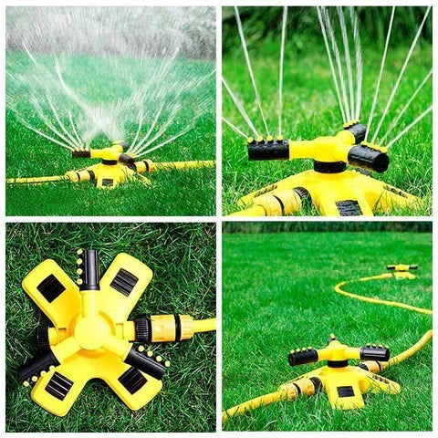 Irrigatore Rotante per Prato | Copertura a 360°, Tecnologia a Risparmio Idrico e Getto Regolabile per Un'Irrigazione Efficiente del Giardino
