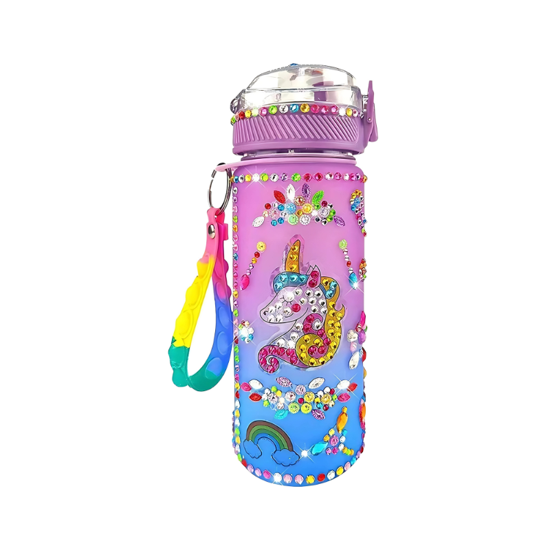 Kit Borraccia Fai da Te Fluorescente per Bambini
