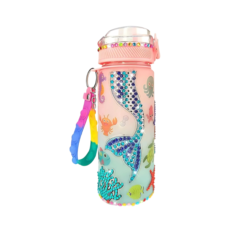 Kit Borraccia Fai da Te Fluorescente per Bambini