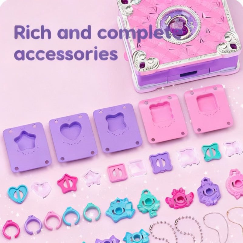 Kit Creativo Fai da Te per Bambini con Adesivi 3D e Gioielli