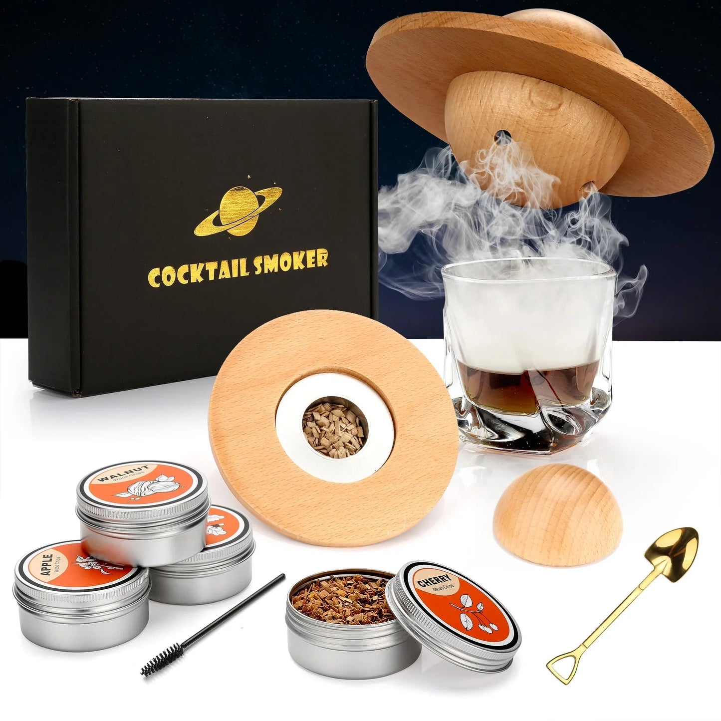 Kit di affumicatura per cocktail, whisky e bourbon