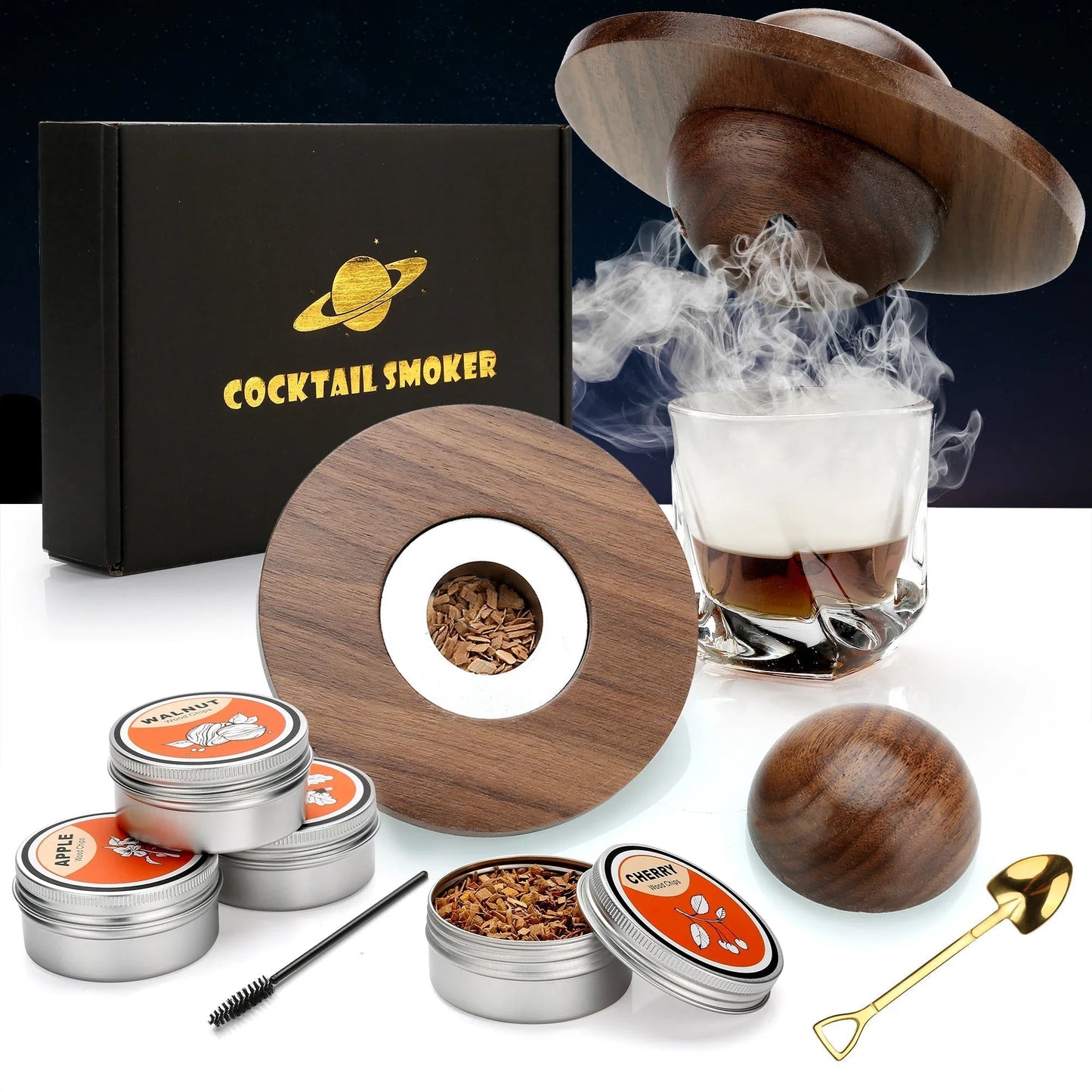 Kit di affumicatura per cocktail, whisky e bourbon