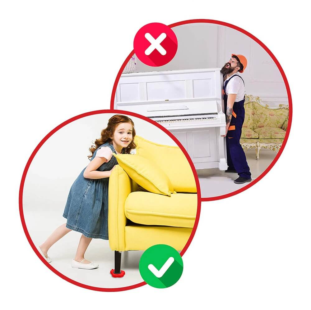 Kit di attrezzi per spostare i mobili con facilità