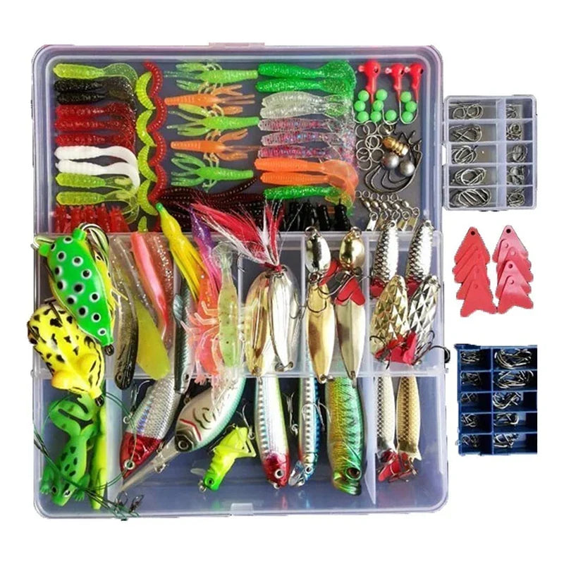 Kit di esche da pesca tutto in uno per acqua dolce e salata
