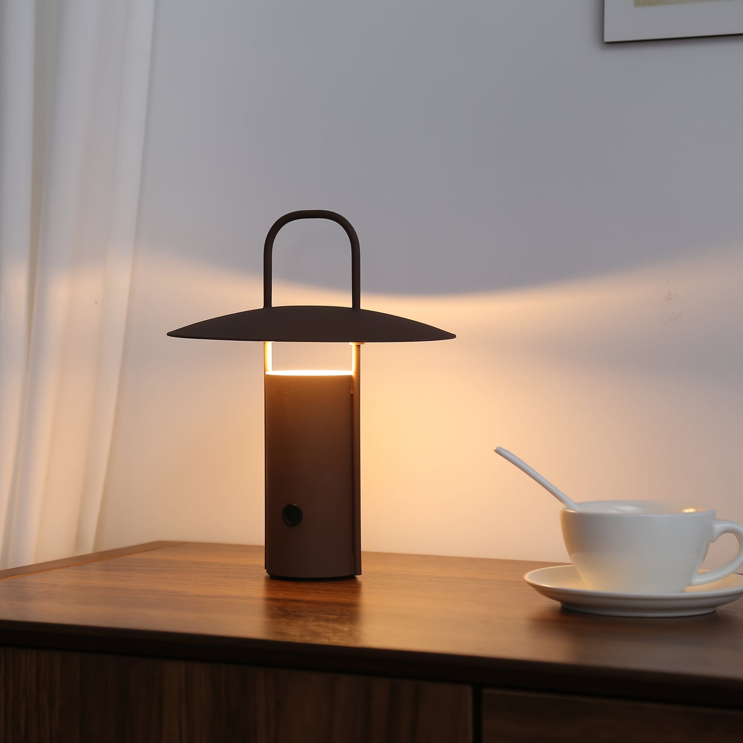 Lampada a LED touch senza fili | Lampada da tavolo in metallo ricaricabile tramite USB