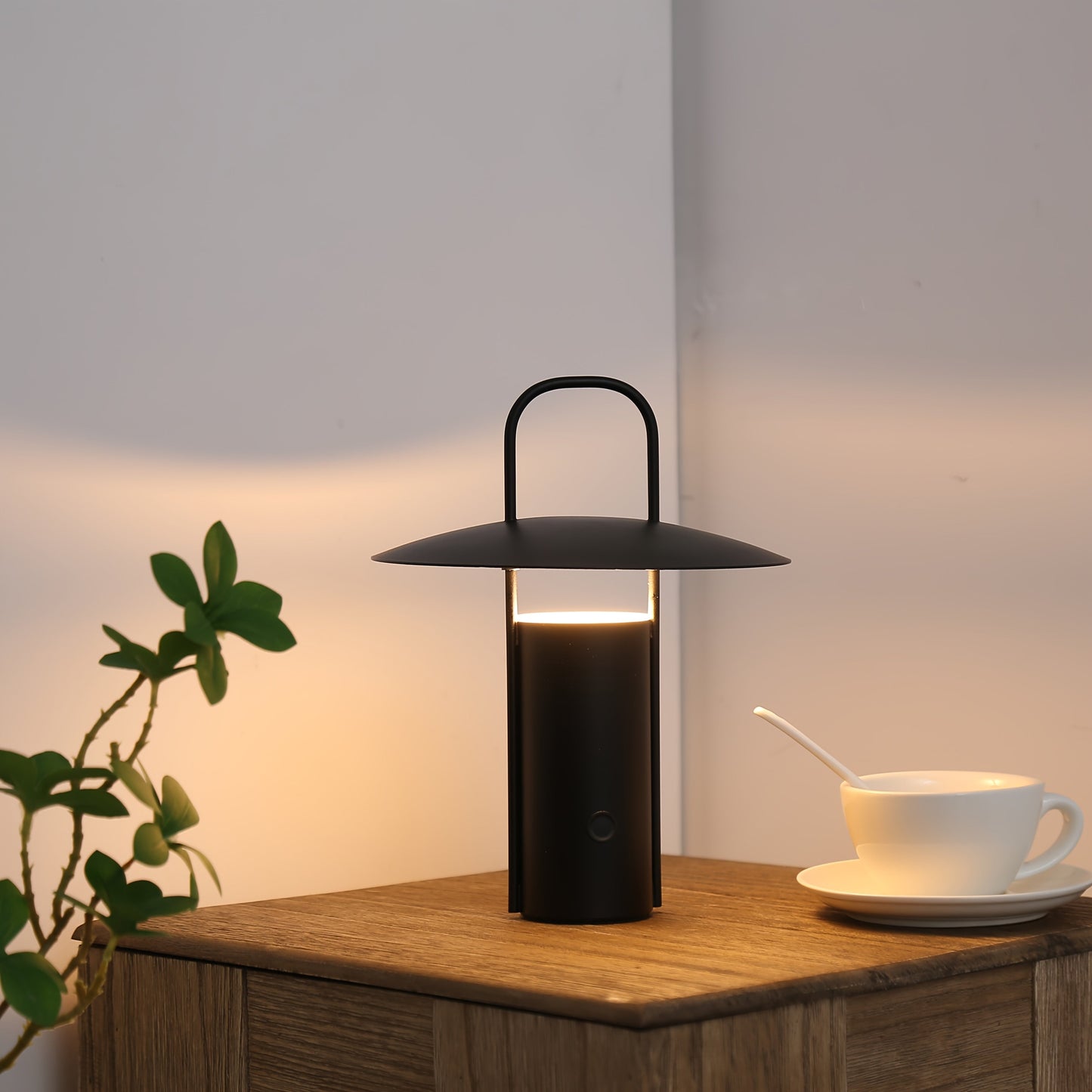 Lampada a LED touch senza fili | Lampada da tavolo in metallo ricaricabile tramite USB