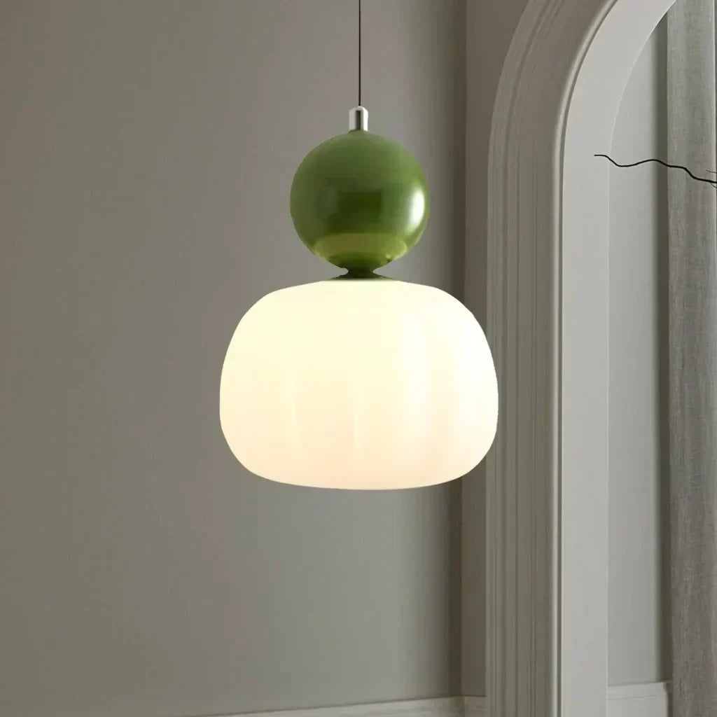Lampada a Sospensione Art Déco in Stile Bauhaus - Crema