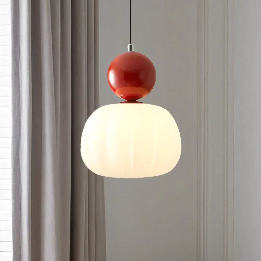 Lampada a Sospensione Art Déco in Stile Bauhaus - Crema