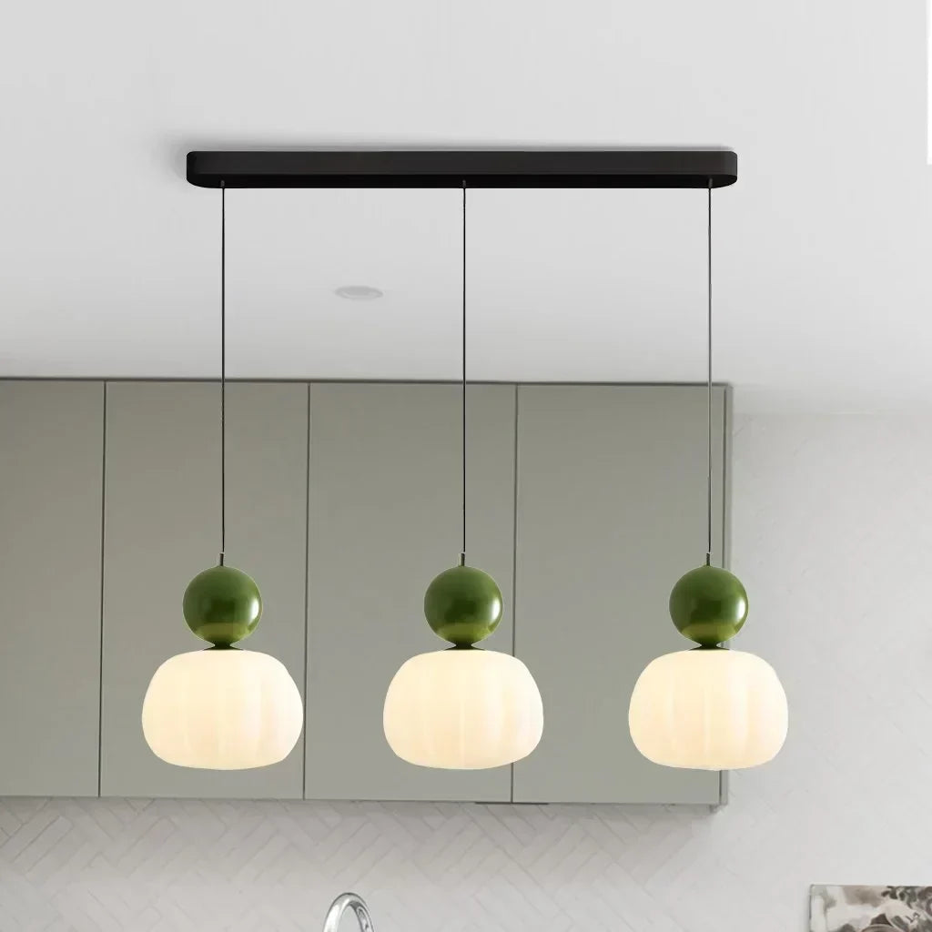 Lampada a Sospensione Art Déco in Stile Bauhaus - Crema