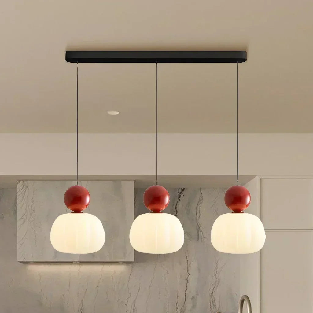 Lampada a Sospensione Art Déco in Stile Bauhaus - Crema