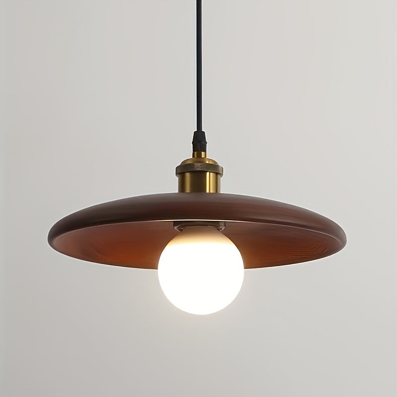 Lampada a Sospensione Moderna in Legno Massello | Lampadario da Soffitto in Stile Scandinavo