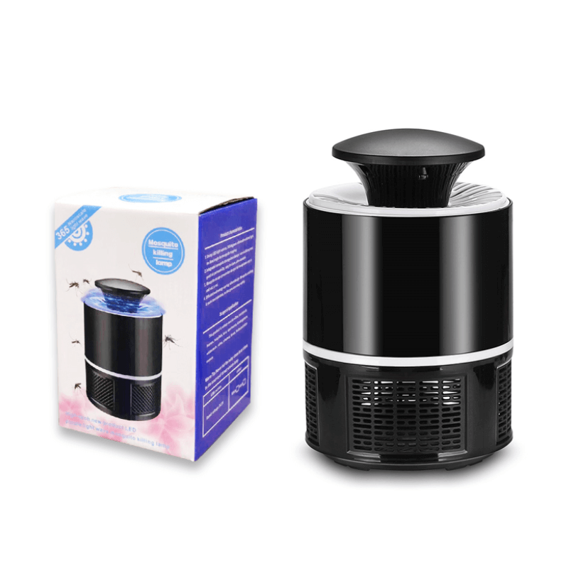 Lampada antizanzare a LED Ultra – Trappola silenziosa per insetti con luce UV e ricarica USB per interni