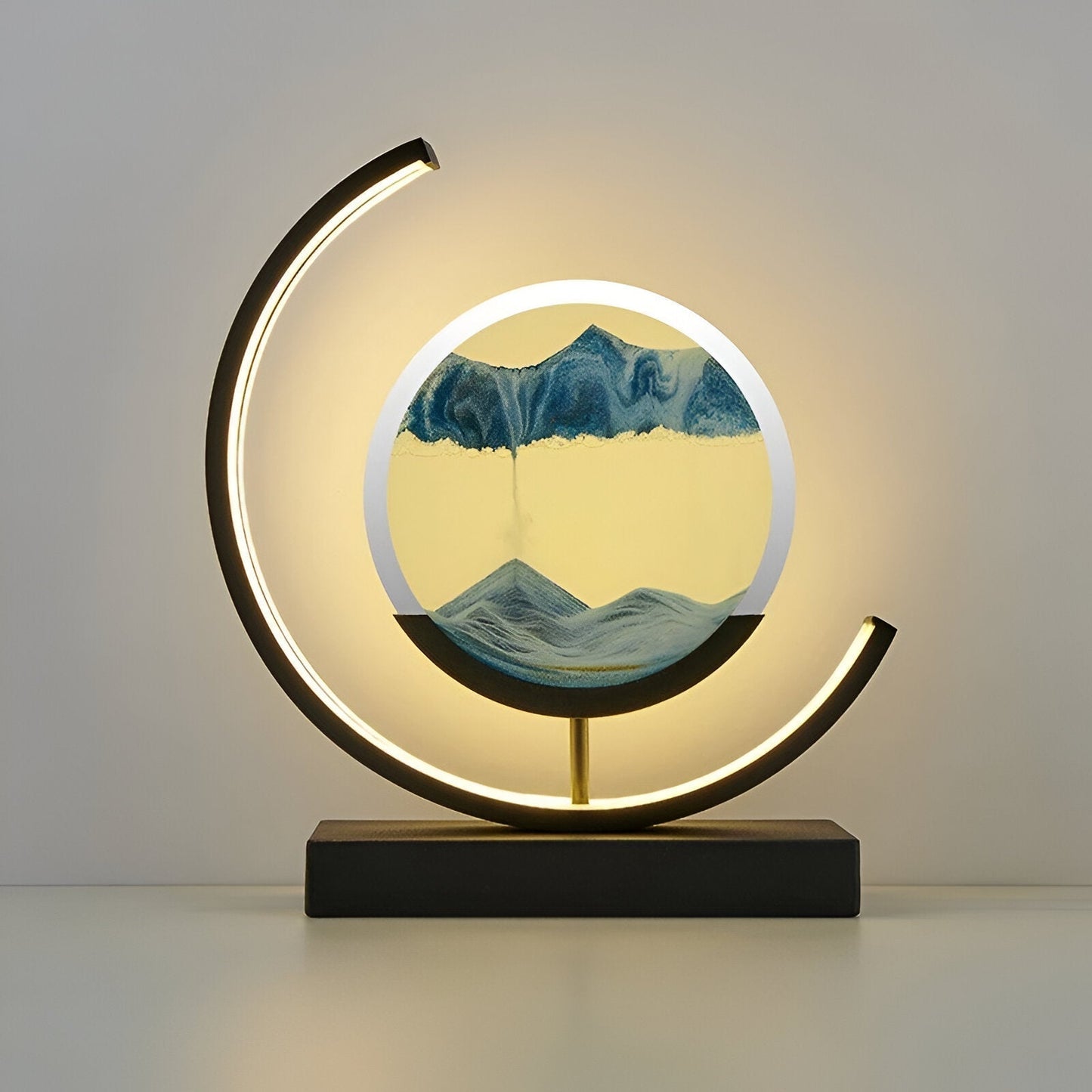 Lampada con Sabbia In movimento con Telecomando e Luminosità Regolabile