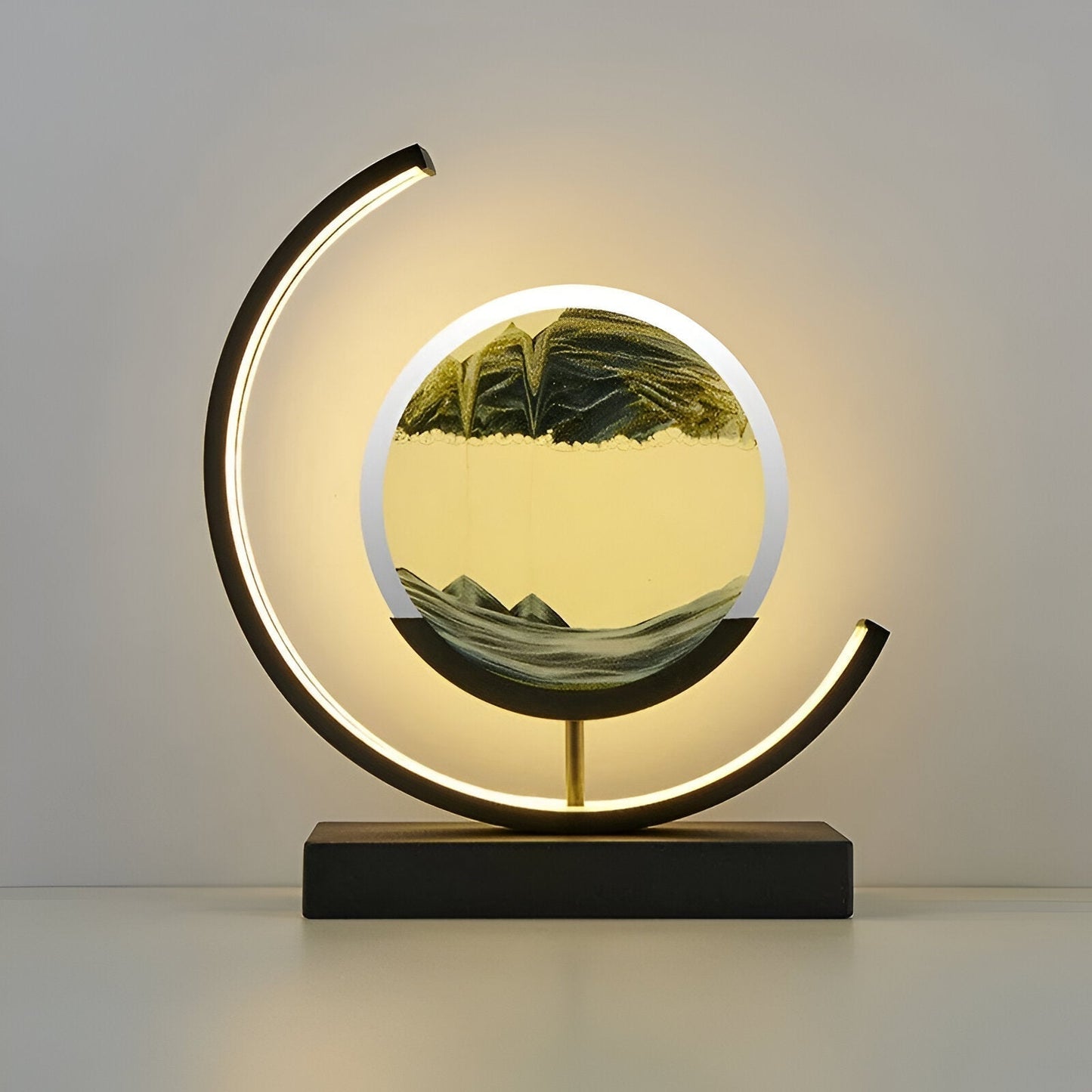 Lampada con Sabbia In movimento con Telecomando e Luminosità Regolabile