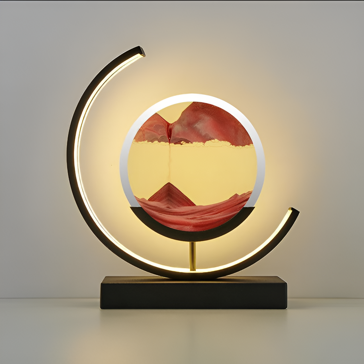 Lampada con Sabbia In movimento con Telecomando e Luminosità Regolabile