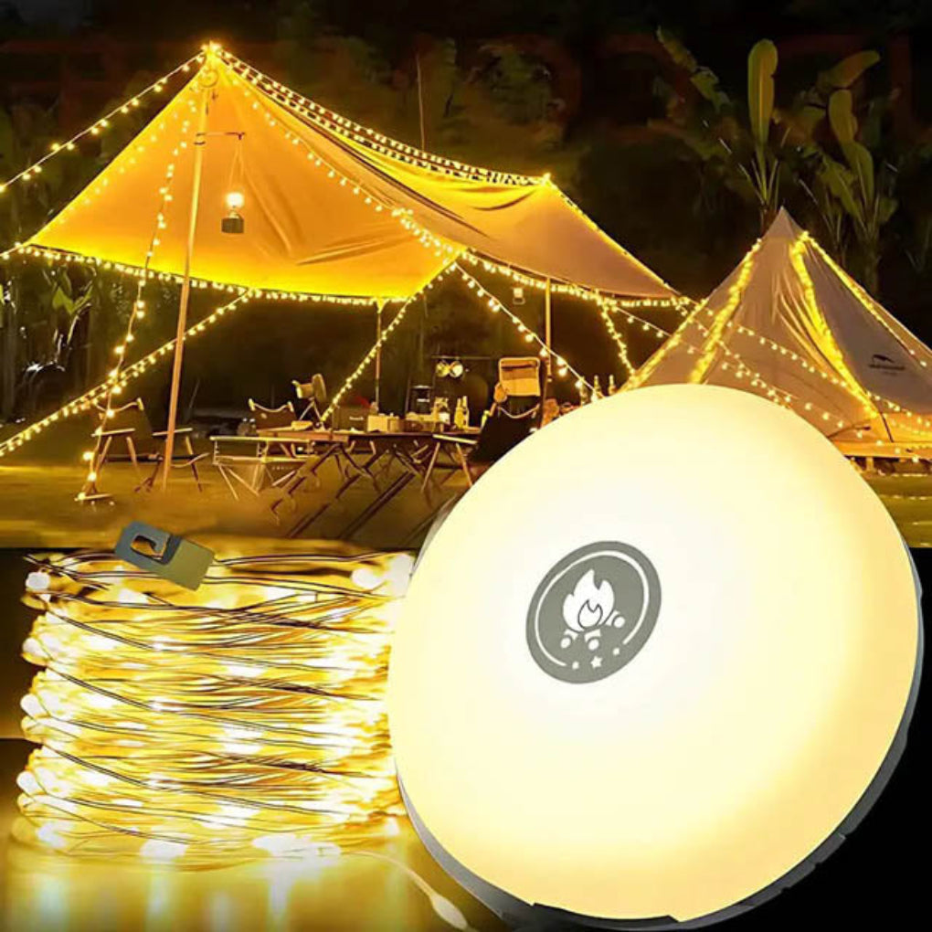 Lampada da Camping Portatile 4-in-1 – Illuminazione Versatile per Ogni Ambiente