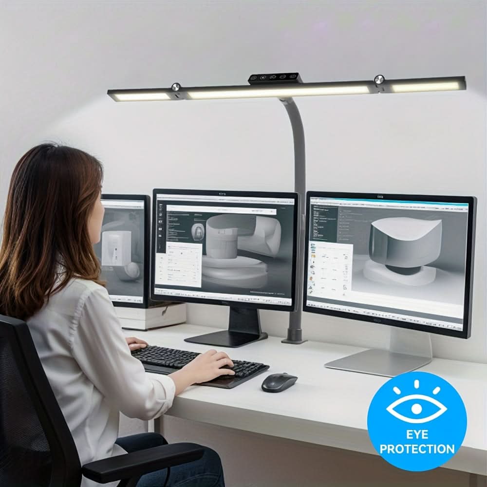 Lampada da lavoro a LED da 18W con braccio flessibile regolabile per l'illuminazione di un'ampia superficie