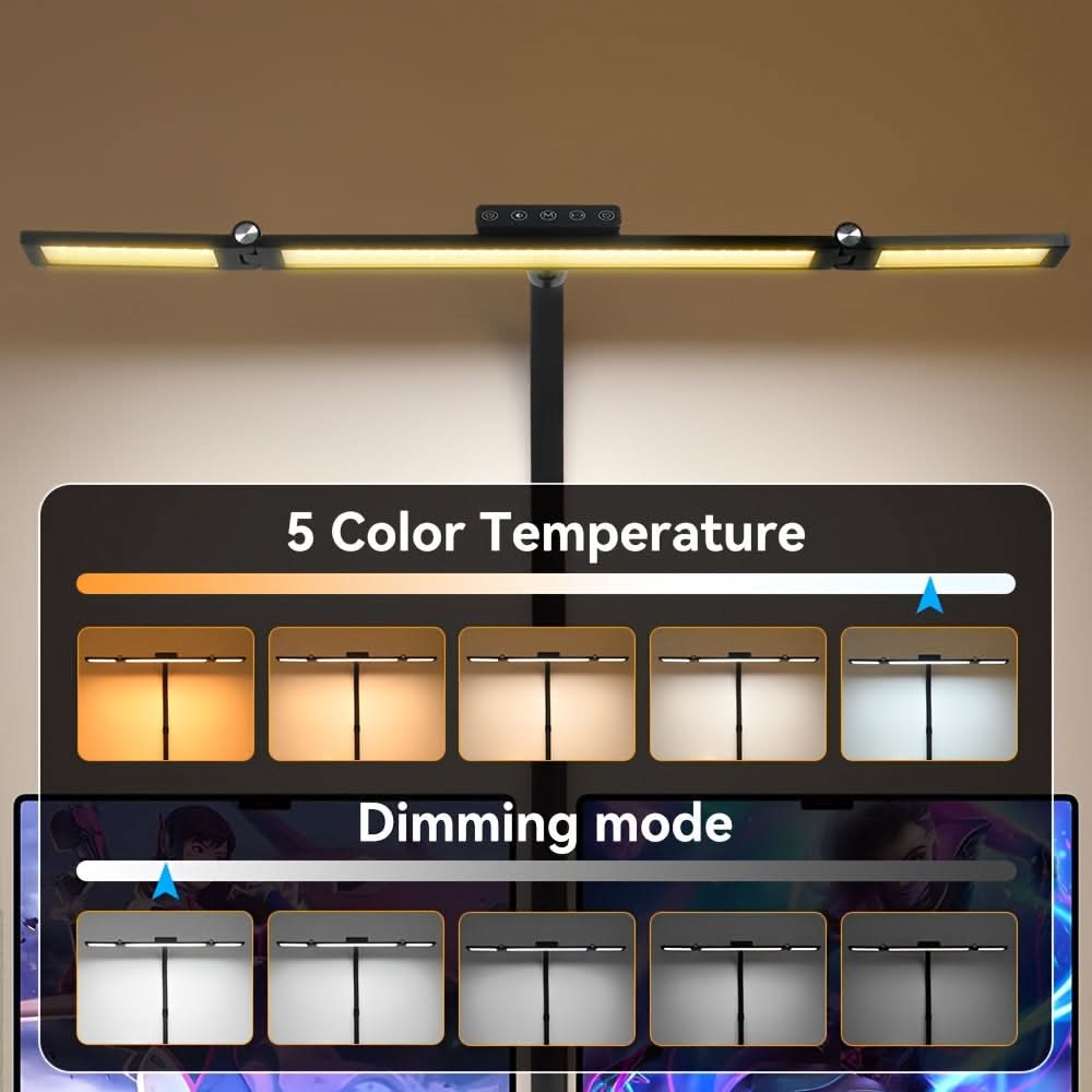 Lampada da lavoro a LED da 18W con braccio flessibile regolabile per l'illuminazione di un'ampia superficie