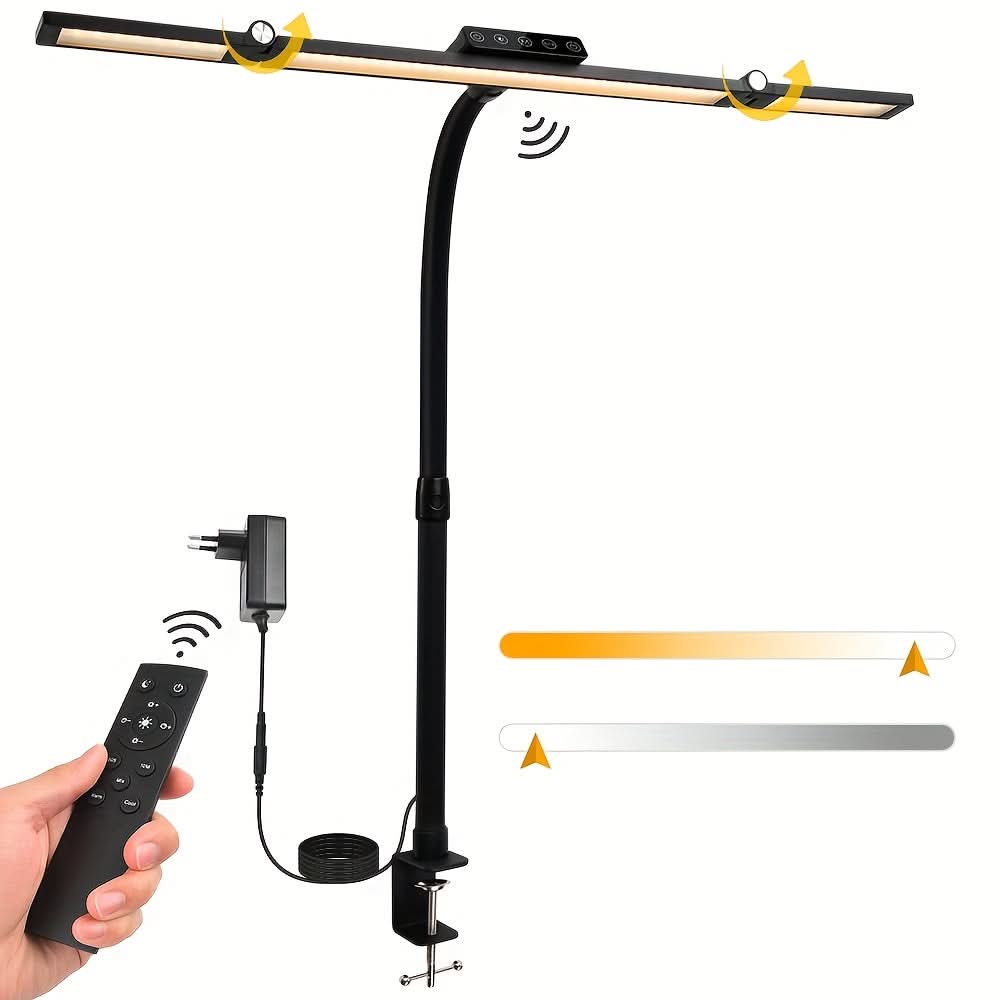 Lampada da lavoro a LED da 18W con braccio flessibile regolabile per l'illuminazione di un'ampia superficie