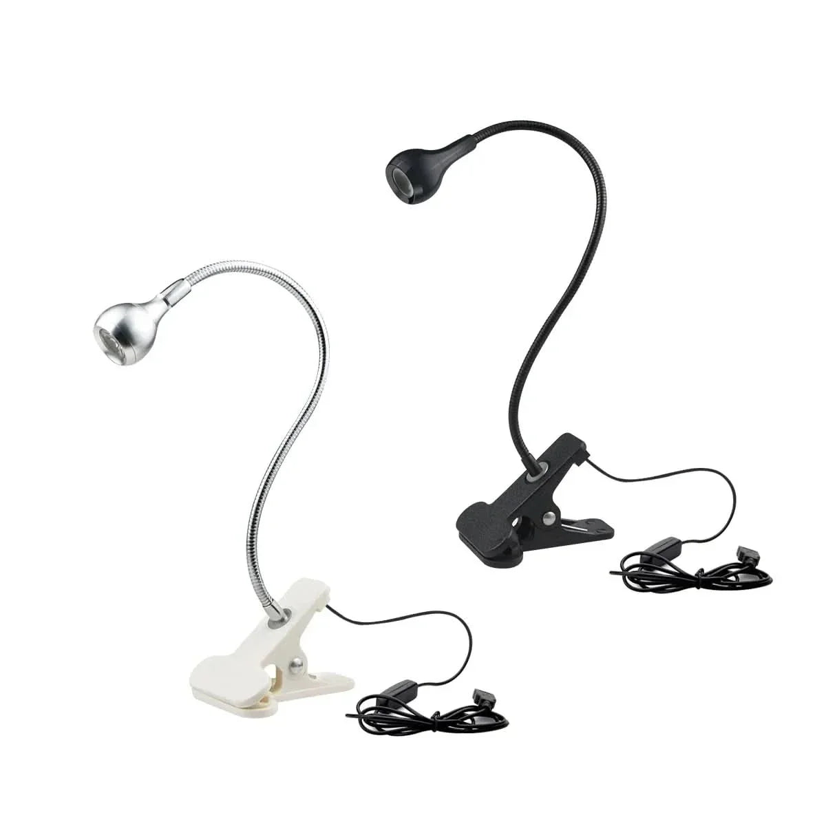 Lampada da lettura LED USB con braccio flessibile