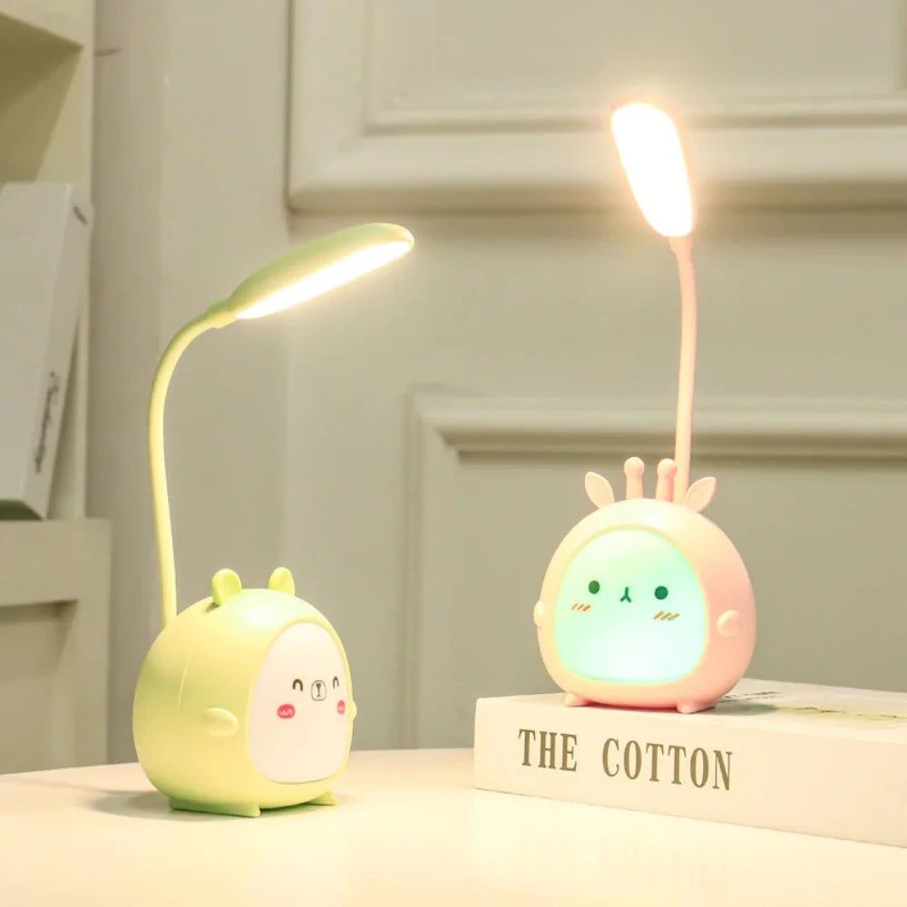 Lampada da lettura per bambini con protezione degli occhi e luce notturna USB