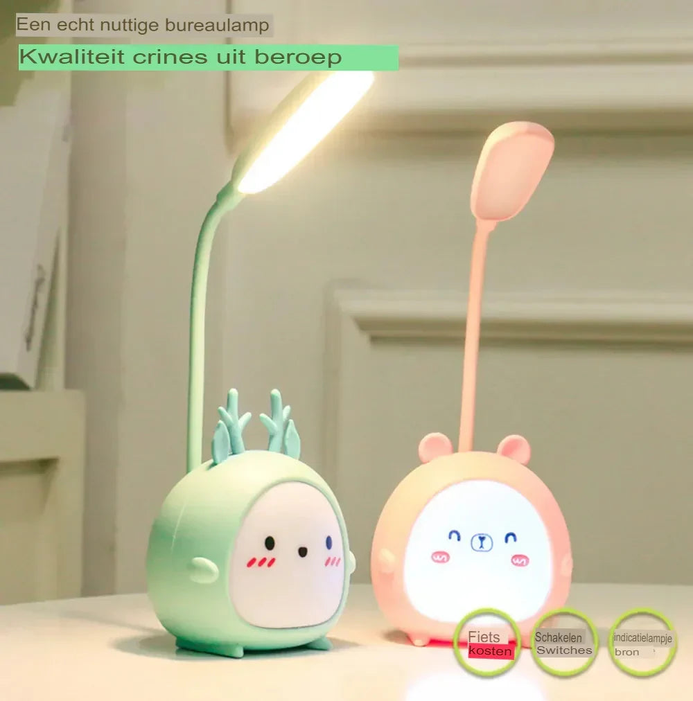 Lampada da lettura per bambini con protezione degli occhi e luce notturna USB