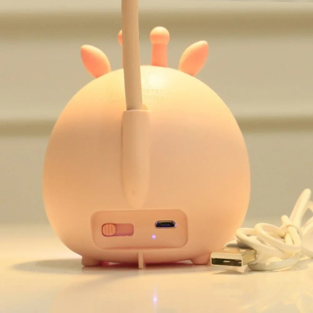 Lampada da lettura per bambini con protezione degli occhi e luce notturna USB
