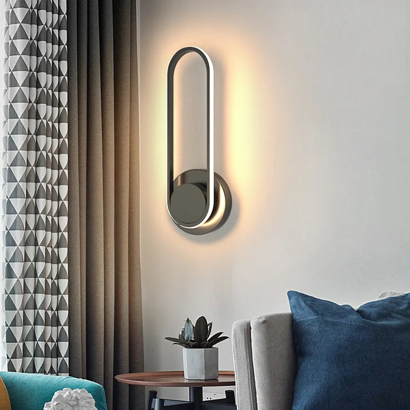 Lampada da Parete Moderna a LED | Applique Girevole a 330° in Alluminio