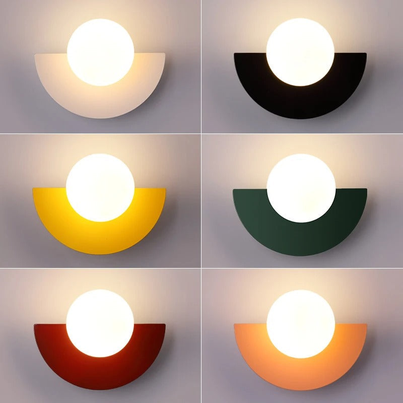 Lampada da Parete Nordica Summit - Design a Semicerchio - Illuminazione Moderna