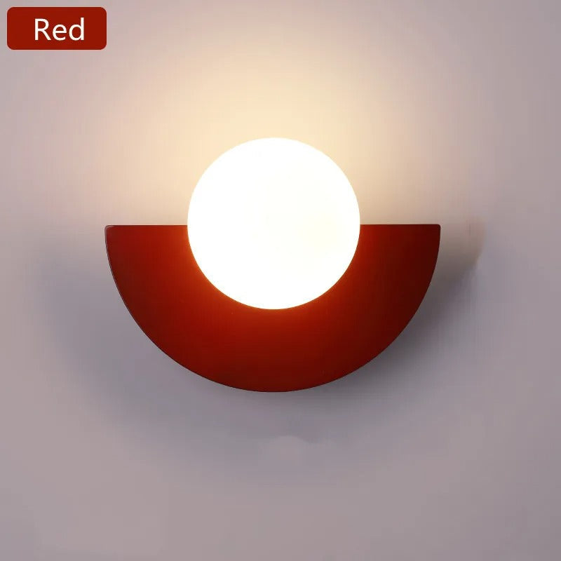 Lampada da Parete Nordica Summit - Design a Semicerchio - Illuminazione Moderna