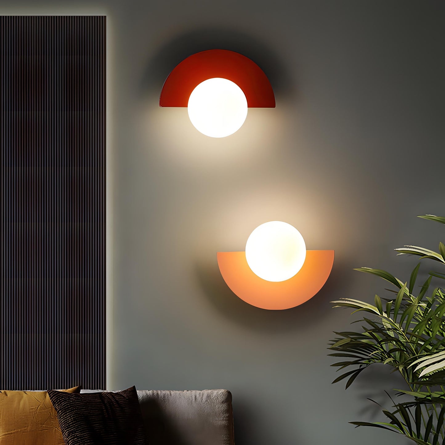 Lampada da Parete Nordica Summit - Design a Semicerchio - Illuminazione Moderna