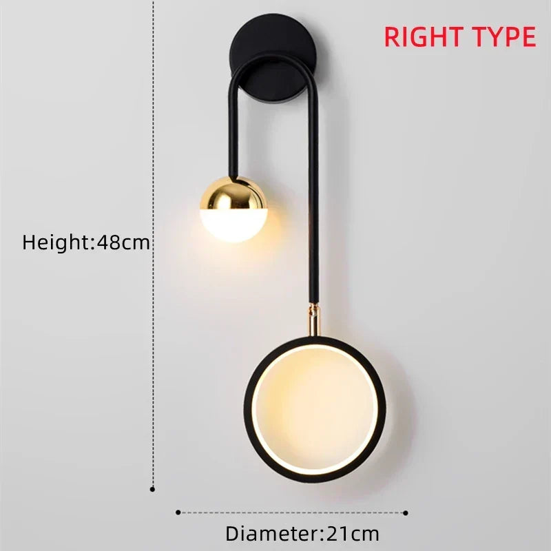 Lampada da parete Orbis | Design nordico moderno con LED