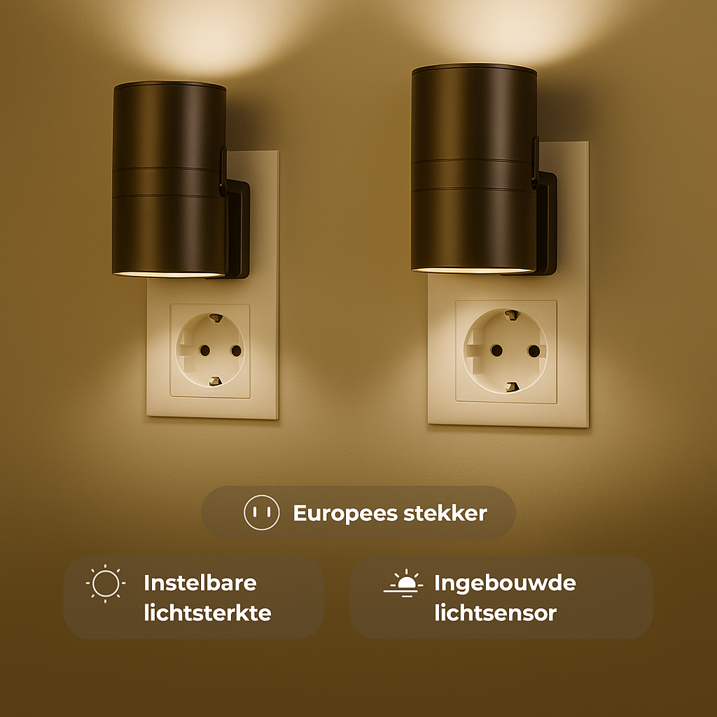 Lampada da Parete Smart a LED con Sensore Crepuscolare Integrato