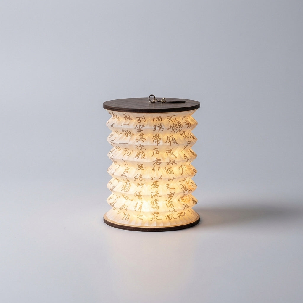 Lampada da tavolo a LED a forma di lanterna dal design classico – compatta ed a risparmio energetico per soggiorno e camera da letto