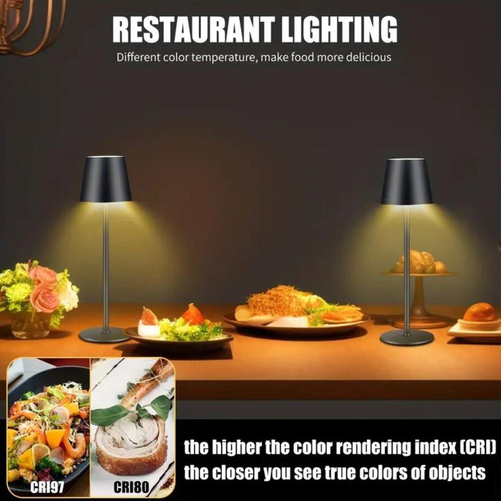 Lampada da tavolo a LED ricaricabile con controllo touch