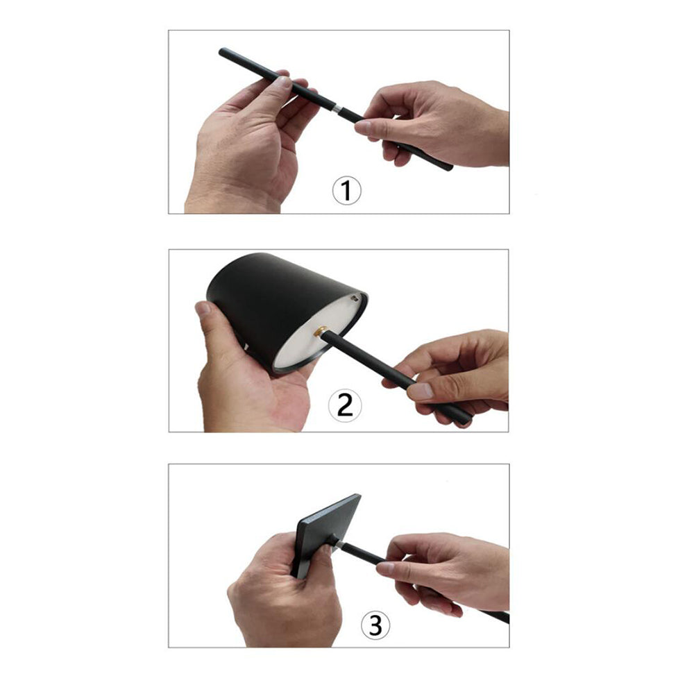 Lampada da tavolo a LED ricaricabile con controllo touch