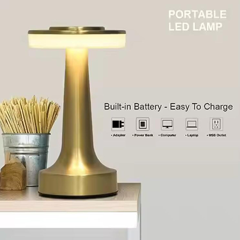Lampada da Tavolo a LED Touch Ricaricabile tramite USB