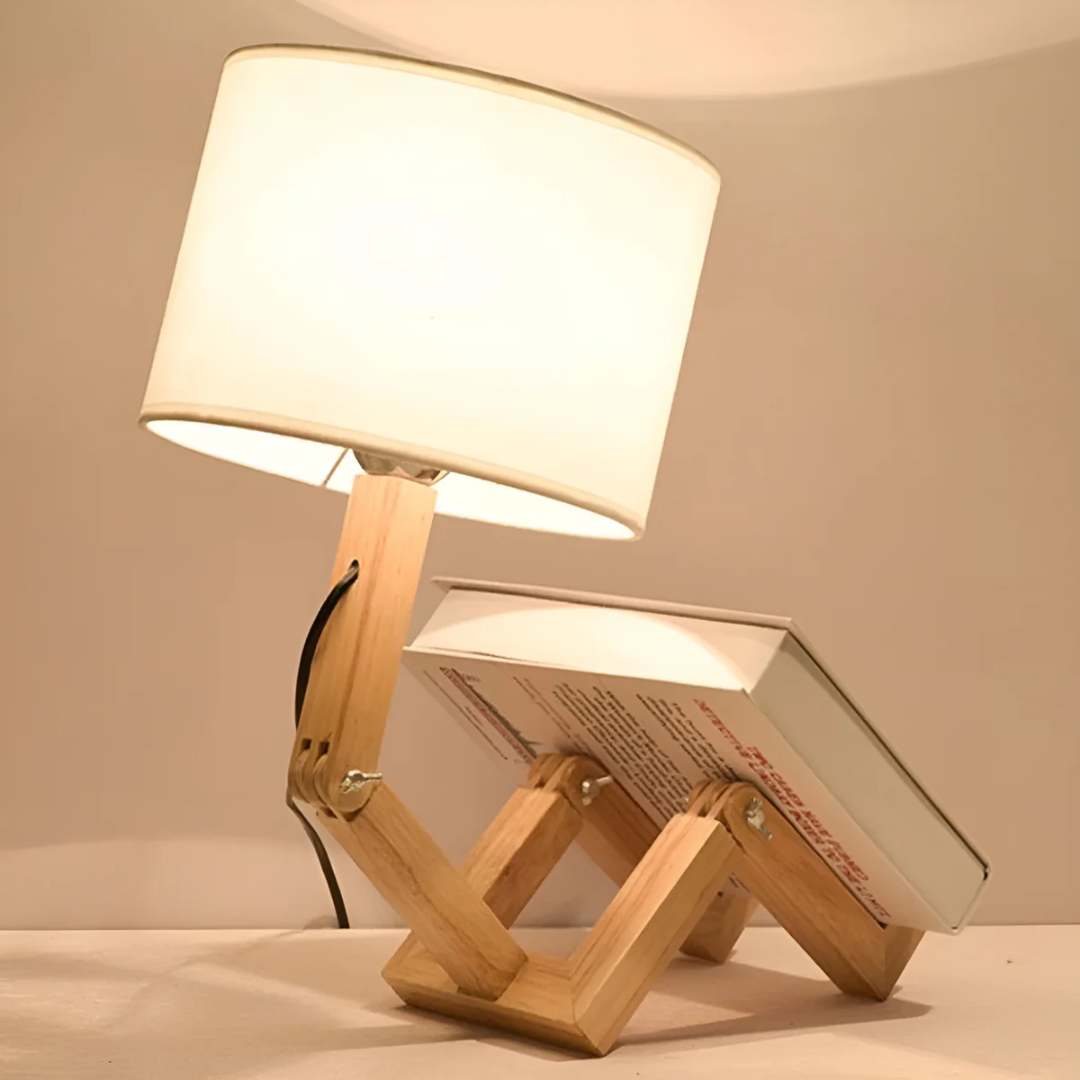 Lampada da Tavolo | Lampada Flessibile in Legno dal Design Moderno
