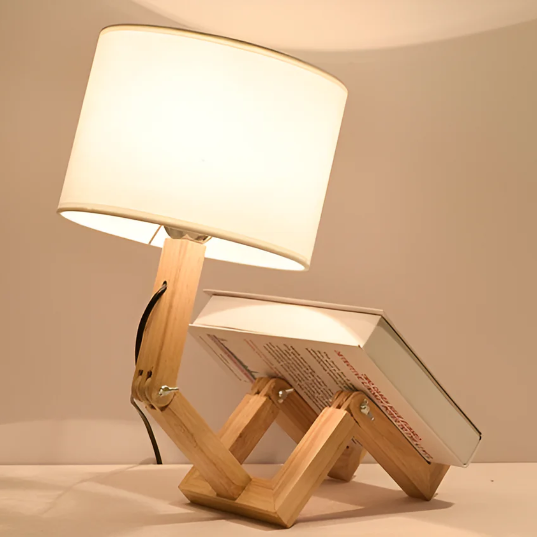 Lampada da Tavolo | Lampada Flessibile in Legno dal Design Moderno