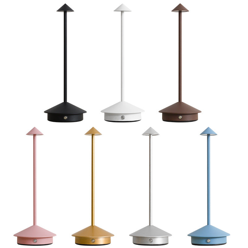 Lampada da Tavolo | Senza Cavi | Dimmer Touch e Ricarica USB
