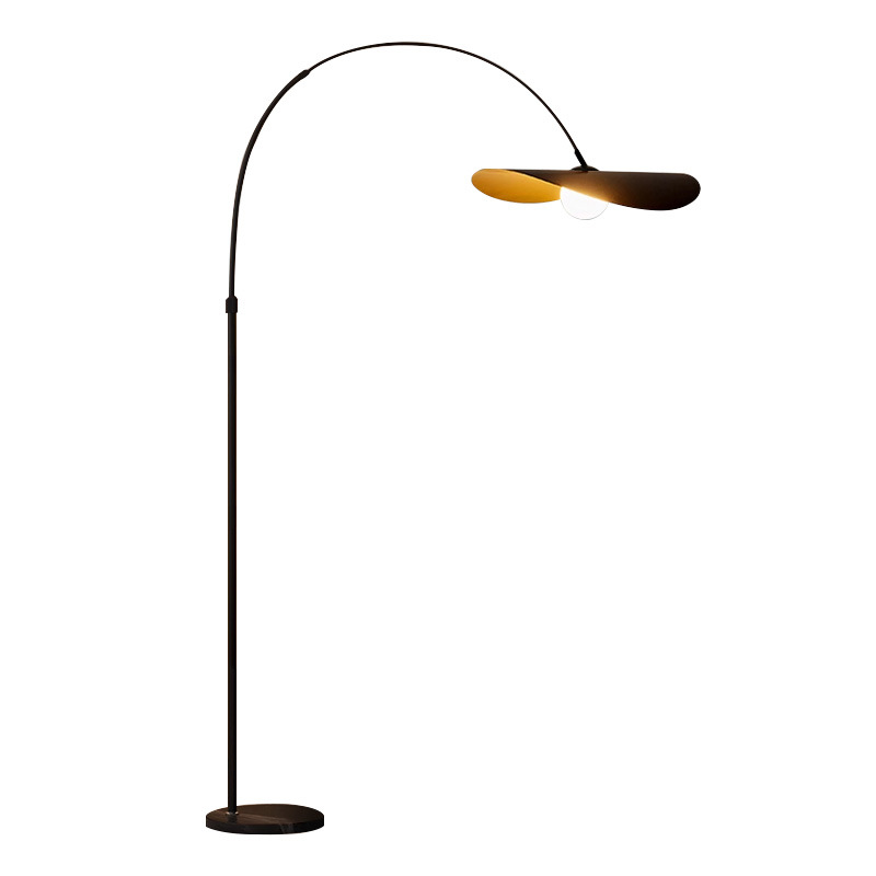 Lampada da terra artigianale in ferro e acrilico