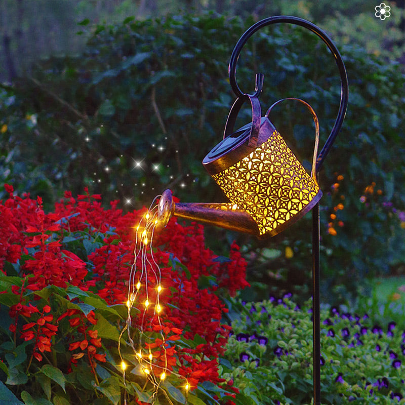 Lampada decorativa da giardino a forma di annaffiatoio