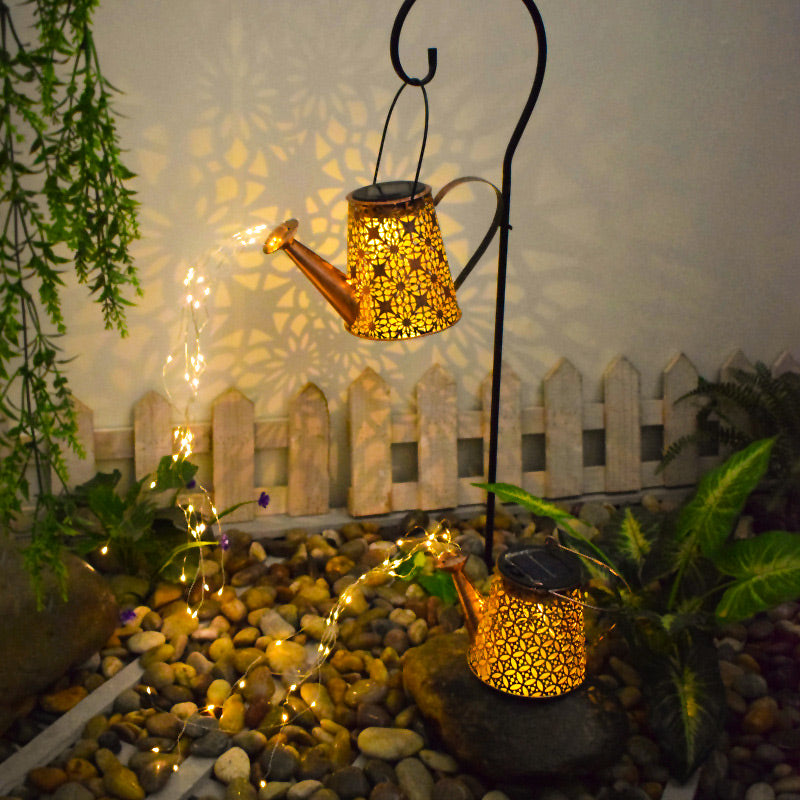Lampada decorativa da giardino a forma di annaffiatoio