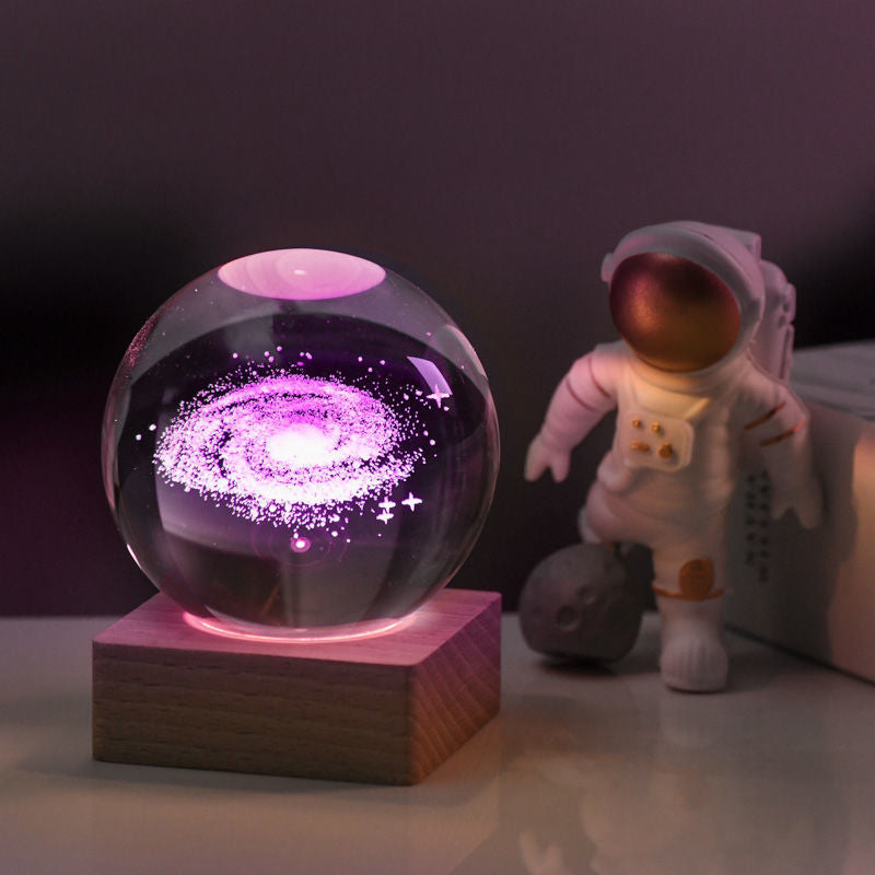Lampada Decorativa in Cristallo 3D - Universo