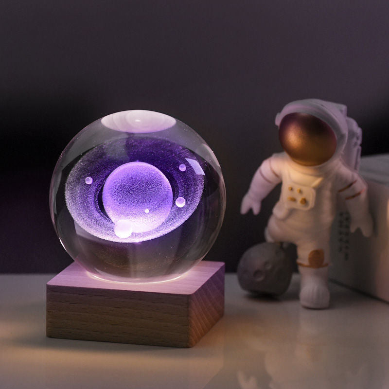 Lampada Decorativa in Cristallo 3D - Universo